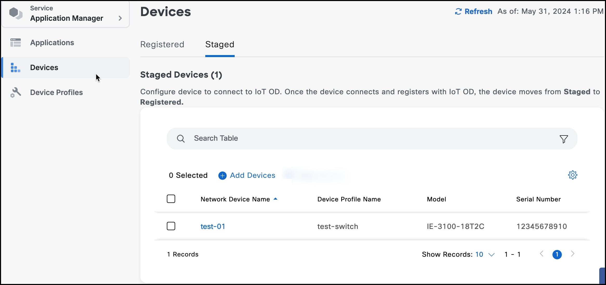 Add network device