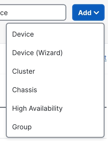 Device Management Page