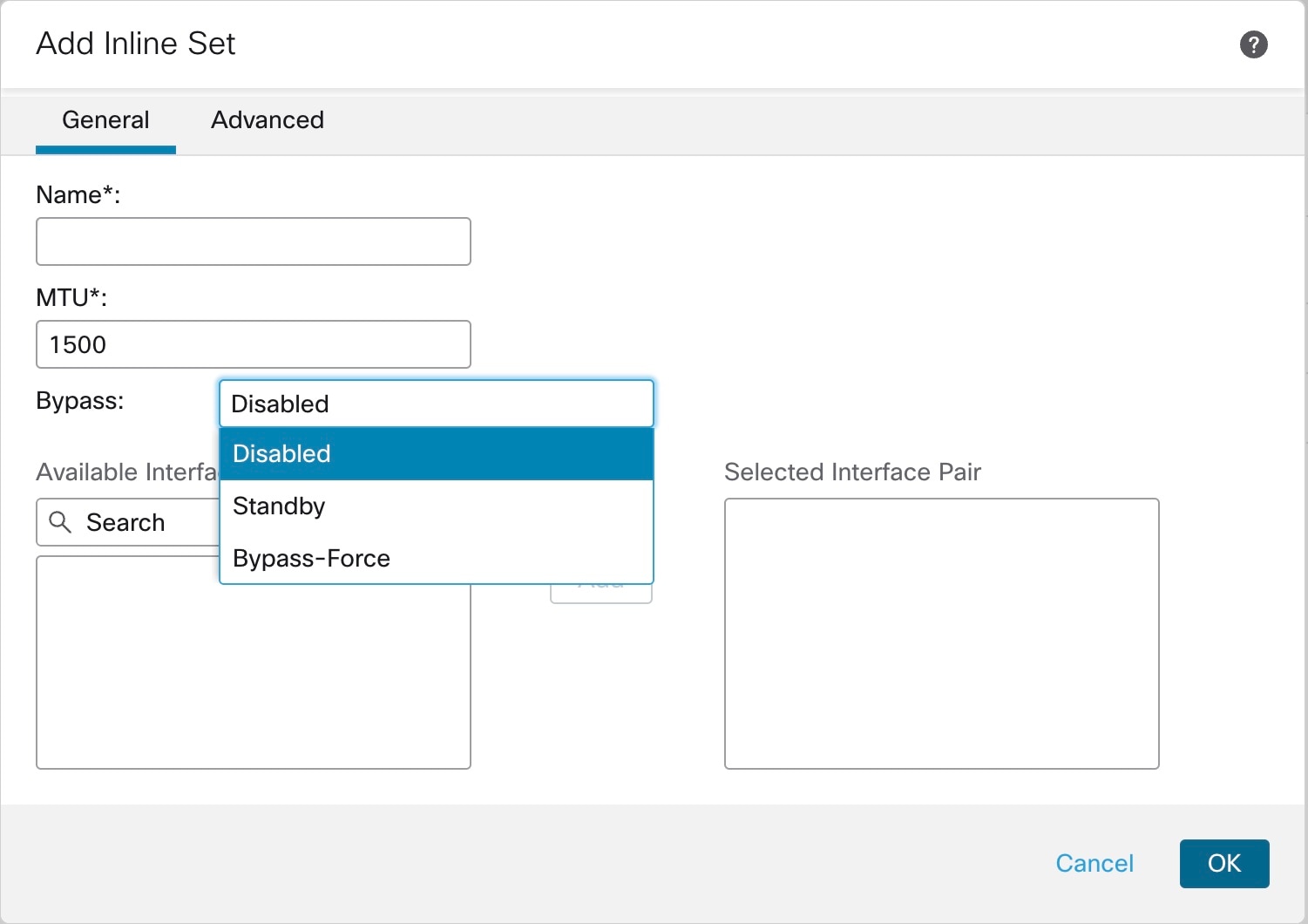 Add Inline Set