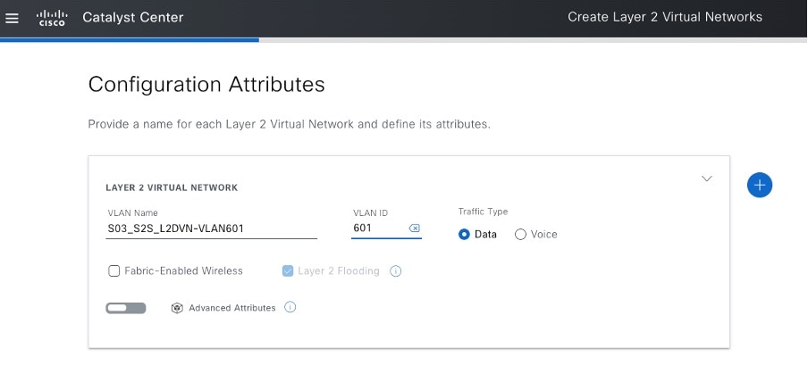 Configure Layer 2 VN