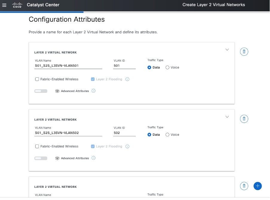 Configure Layer 2 VN