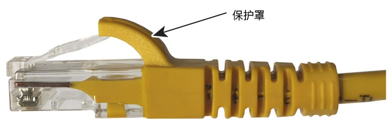 SFP-H10GB-CU1M 模块上带保护罩的 RJ-45 电缆