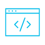 Icon representing software development