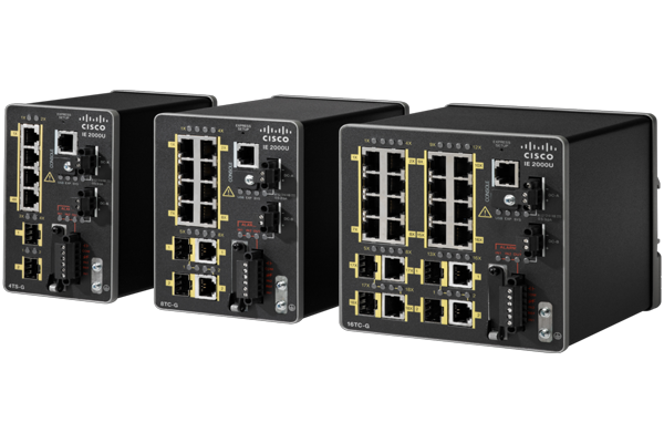 Cisco Industrial Ethernet 2000U 系列交换机