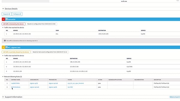 Application connectivity and security modeling