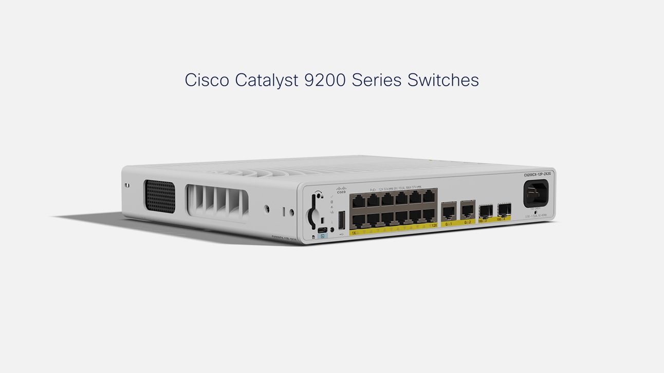 Abbildung aus Video zu Switches der Cisco Catalyst 9200-Serie