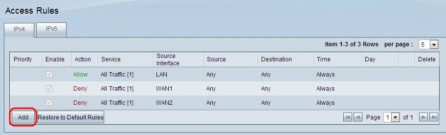 Bloquear o acesso HTTPS para um site específico nos roteadores VPN RV016,  RV042, RV042G e RV082 - Cisco