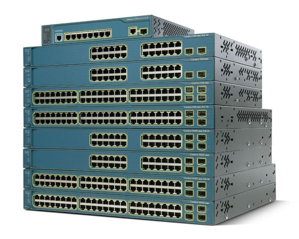 【CCNA、CCNP】2台Cisco  Catalyst  L3スイッチ3560PC/タブレット