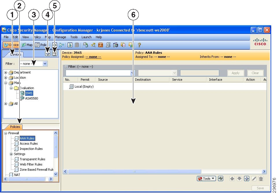 User Guide for Cisco Security Manager 4.21 - Managing Zone-based