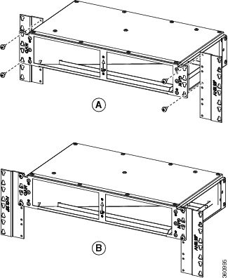 Installing the adapter plates on the horizontal air plenum