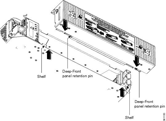 Align the Deep-Front Panel and Shelf