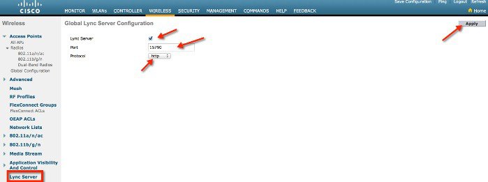 Cisco Content Hub Microsoft Lync Client Server In A Cisco Wireless Lan