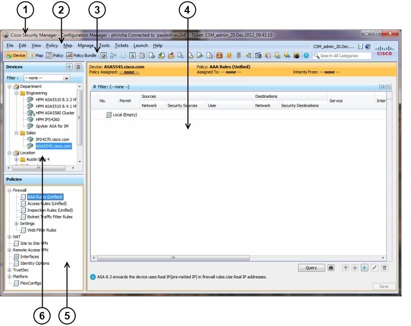 User Guide for Cisco Security Manager 4.21 - Managing Zone-based