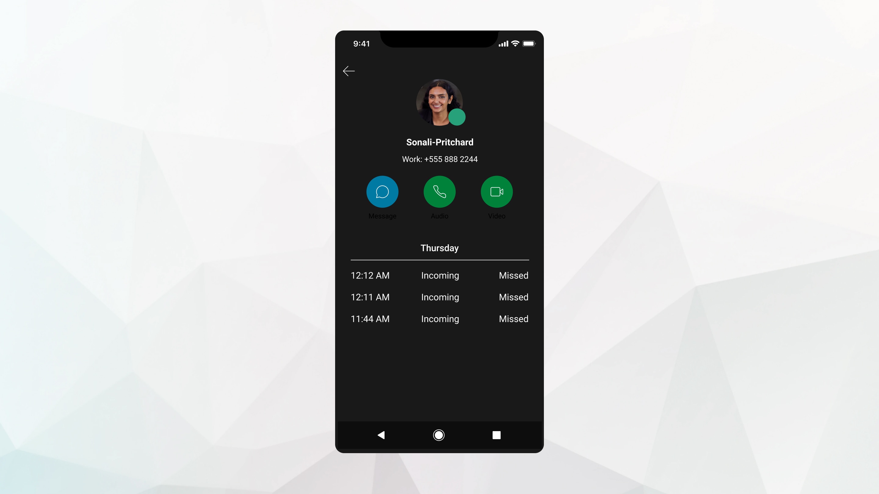 Calls Webex アプリ 通話とミーティング履歴の表示