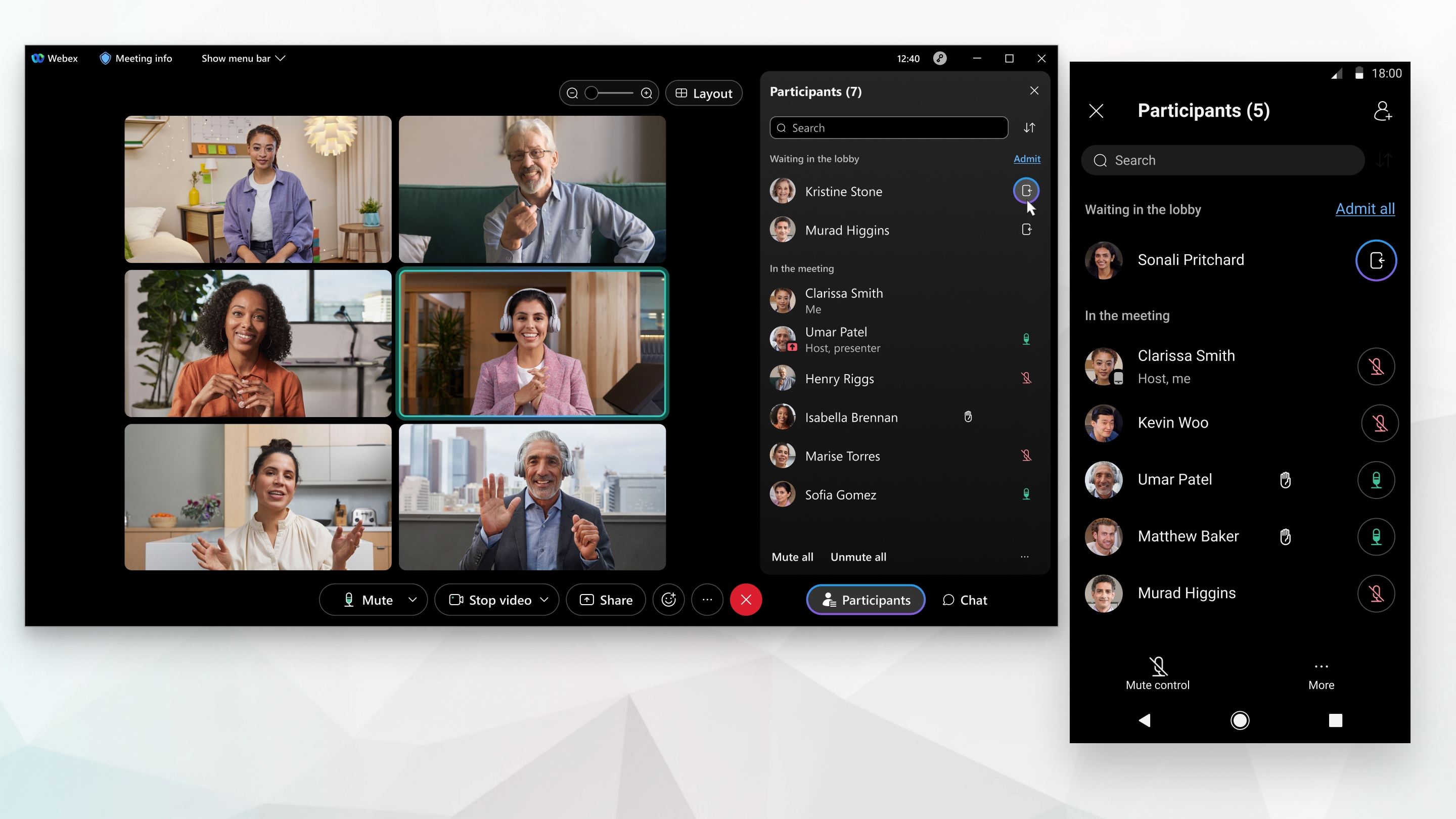 Video Conferencing Webex App Let Someone Into Your Meeting