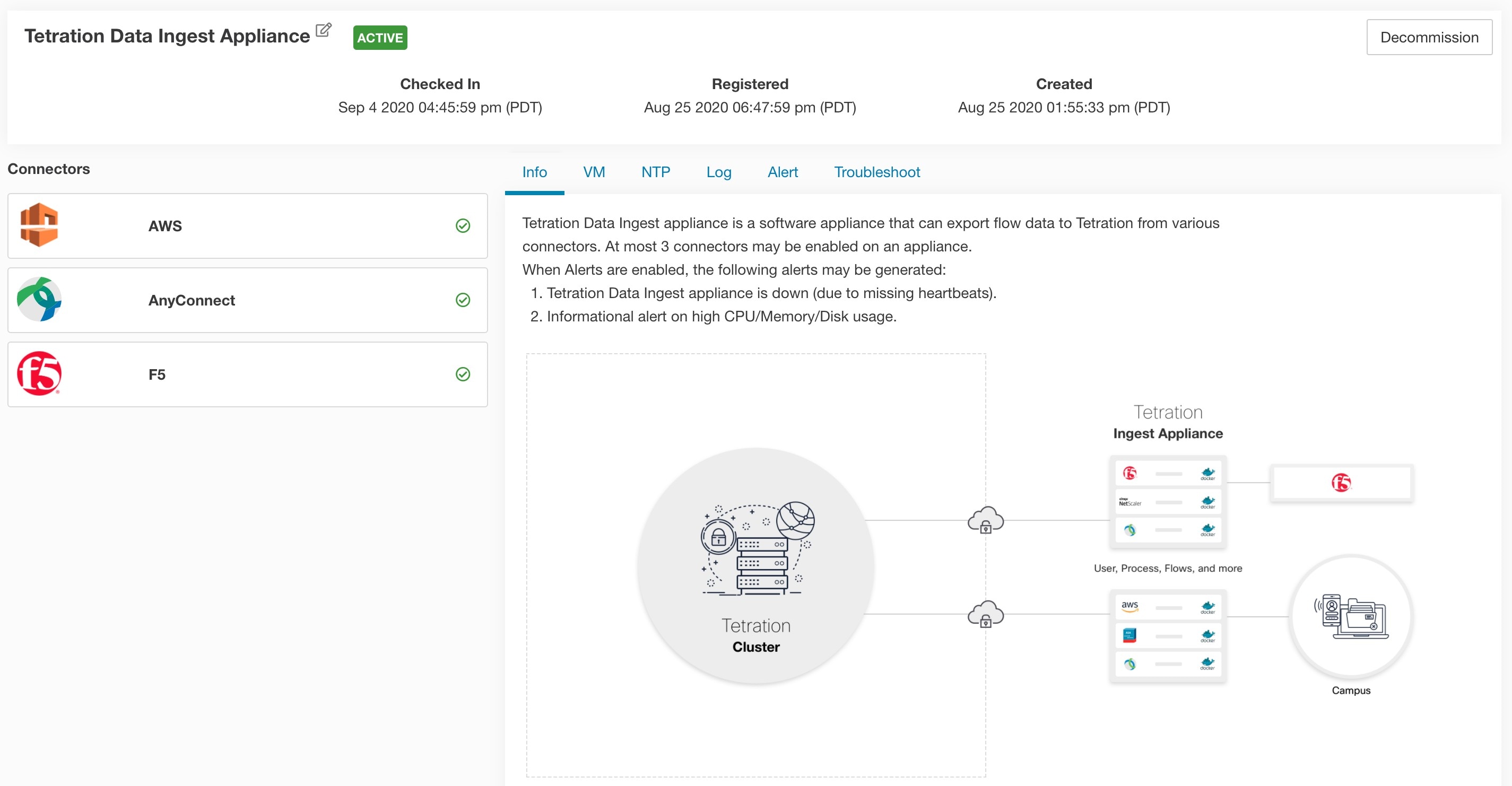 Cisco Secure Workload 注入设备