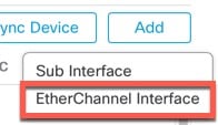 EtherChannel の追加