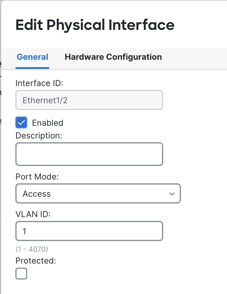 Enable Switch Port