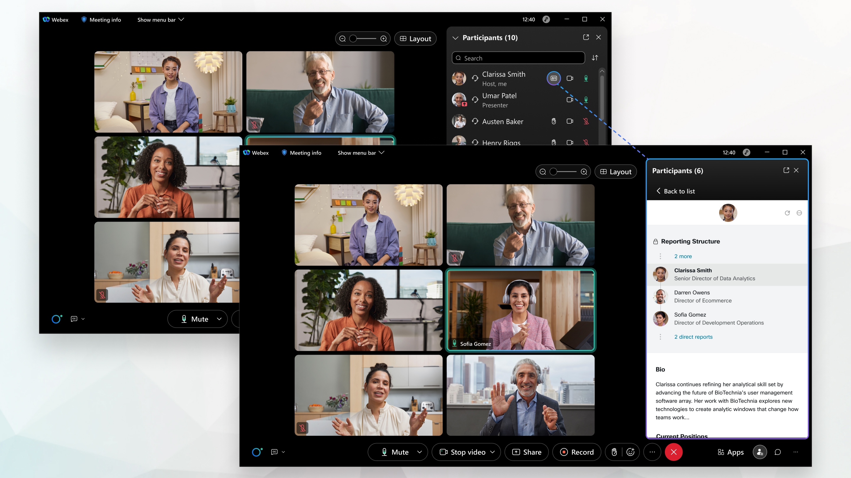 Video Conferencing Create Or Edit Your People Insights Profile In My